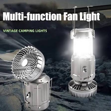 camping light & fan